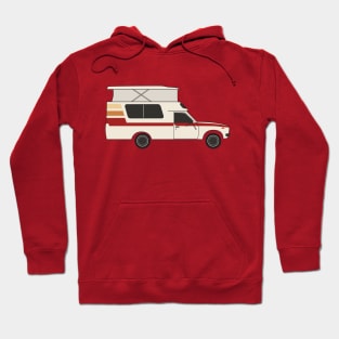 retro chinook camper Hoodie